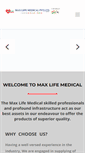 Mobile Screenshot of maxlifemedical.com